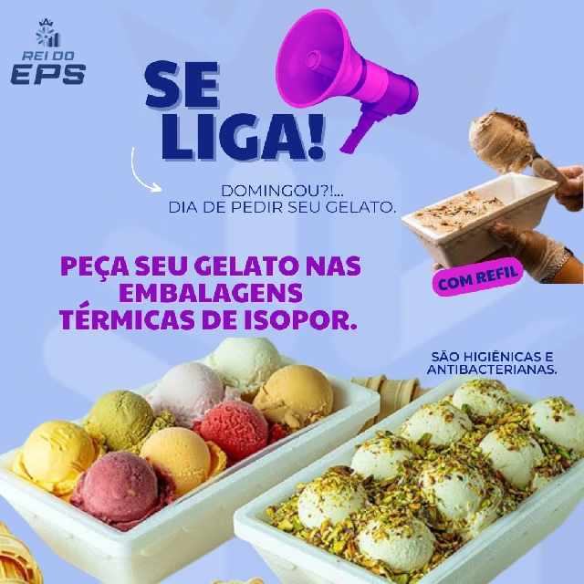 Foto 1 - Caixinhas para gelato com refil